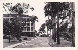 Panama Ancon Tivoli Avenue RPPC