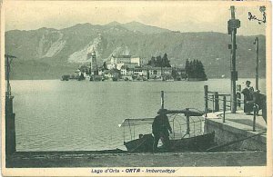 27665 vintage postcard Novara province: ORTA-