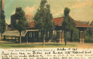 Newark New Jersey Sand Court Branch Brook Park Rotograph 1905 Postcard 21-6221