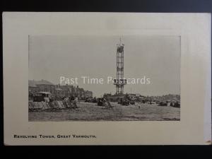 Norfolk THE REVOLVING TOWER at Great Yarmouth - Old Postcar by Allens Bazaar