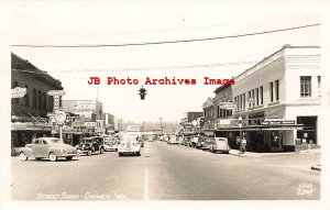 330611-Washington, Chehalis, RPPC, Street Scene, Business Section, Ellis No 2305