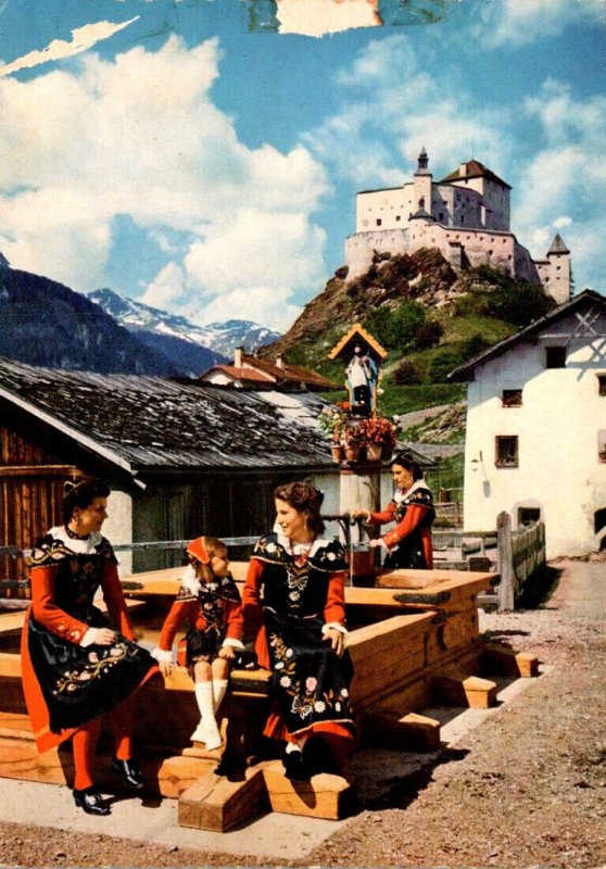 Switzerland Engadin Tarasp Castle