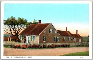 Cape Cod Massachusetts MA, Aunt Hannah's House, Kings Highway, Vintage Postcard