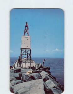 M-119944 Fishing at Mattituck Breakwater Long Island New York USA