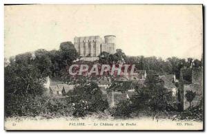 Old Postcard Falaise Chateau and La Roche