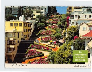 Postcard Lombard Street, San Francisco, California