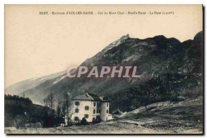 Old Postcard Environs of Aix les Bains Col du Mont cat Emils hotel Dent