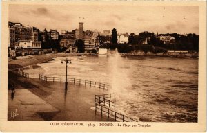 CPA Dinard- La Plage par tempete FRANCE (1021553)