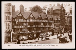 OLD HOUSES,HOLBORN SHOWING ENTRANCE TO STAPLE INN