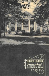 Sweden Manor Smorgasbord - Cleveland, Ohio OH Postcard