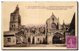 Postcard Old Dol De Bretagne Cathedrale Saint Samson remarkable for the light...