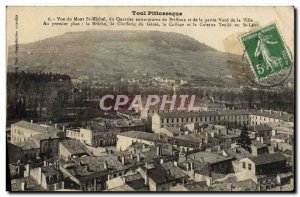 Old Postcard View From Mont St Michel area of ​​Toul