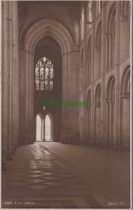 Cambridgeshire Postcard - Ely Cathedral, The Nave   DC1400