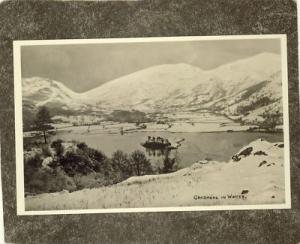 GRASMERE WINTER RPPC REAL PHOTO CUMBERLAND Postcard UK