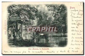 Postcard Old Paris Parc Monceau the Naumachia