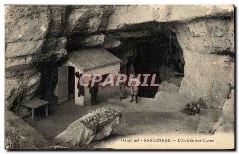 Dauphine - Sassenage - L & # 39Entre of tanks - Old Postcard