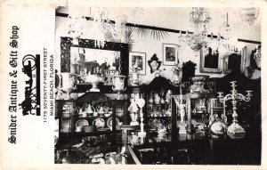 Miami Beach Florida Snider Antique and Gift Shop Real Photo Postcard AA34178