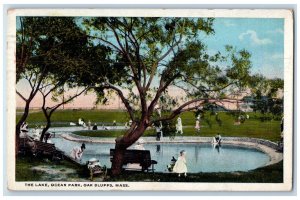 1925 The Lake Ocean Park Oak Bluffs Massachusetts MA Vintage Posted Postcard