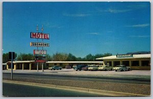 Vtg Socorra New Mexico NM Vagabond Motel & Restaurant 1960s View Postcard