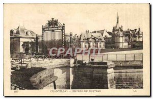 Old Postcard Chantilly Entree du Chateau