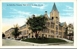 La Salle-Peru Township High School, La Salle IL Vintage Postcard O60