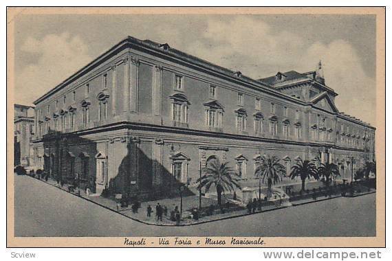 Napoli,Via Foria e Museo nazionale, Italy, 00-10s