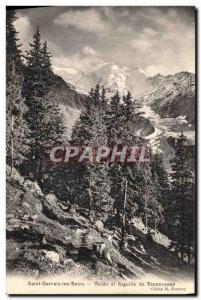 Old Postcard Saint Gervais les Bains Vallee and Aiguille de Bionnassay