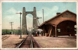 Postcard High Bridge Station in High Bridge, Kentucky