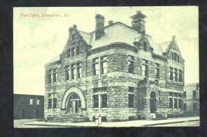 DAVENPORT IOWA U.S. POST OFFICE VINTAGE POSTCARD THOMAS OMAHA NEBR.