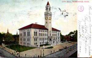 Massachusetts Worcester City Hall 1907