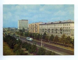 181583 Belarus Minsk Partizansky Avenue old postcard