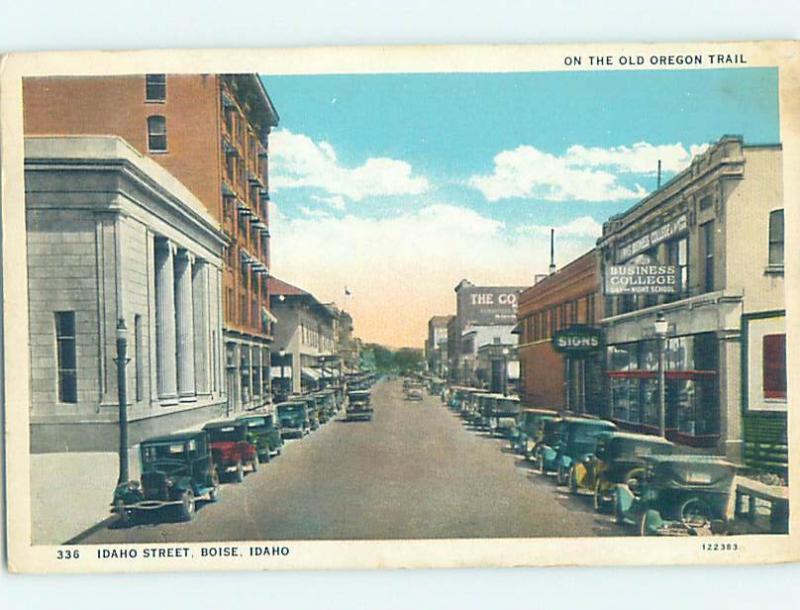 W-Border STREET SCENE Boise Idaho ID W1931