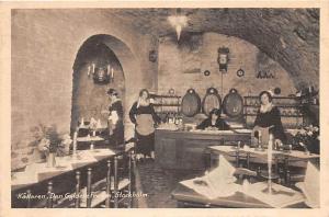 STOCKHOLM SWEDEN KOLLAREN DEN GYLDENE FREDEN WINE BARRELS POSTCARD