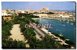 Postcard Old Mallorca Paseo Maritimo