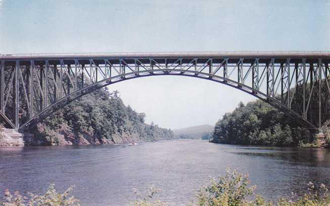 French King Bridge - on the Mohawk Trail MA, Massachusetts