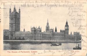 BR79994 the houses of parliament london ship bateaux corner cut uk