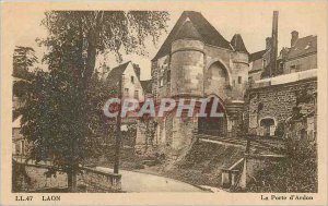 Old Postcard Laon Gate Ardon