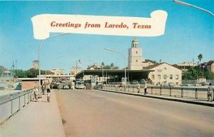 TX, Laredo, Texas, International Bridge, Baxton No. C-16935