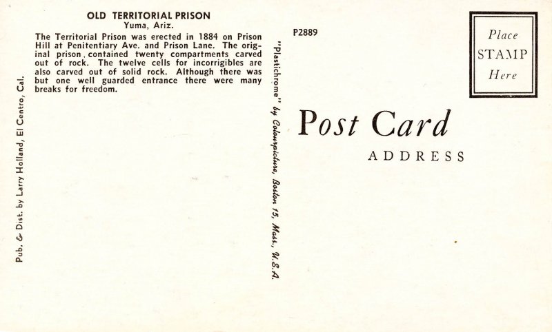 AZ - Yuma. Territorial Prison 