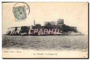 Old Postcard Chateau d'If Marseille