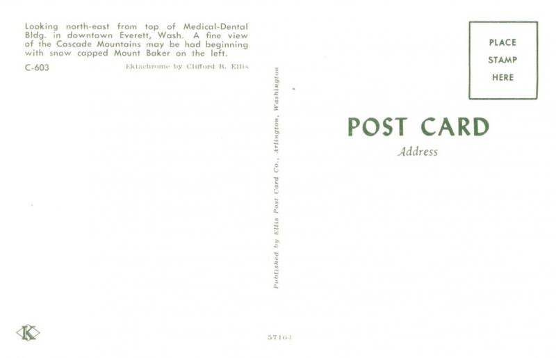 Washington  Everett ,  Aerial View of Downtown