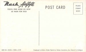 Nash Rambler 1953 Convertible Advertising Vintage Postcard JE359270
