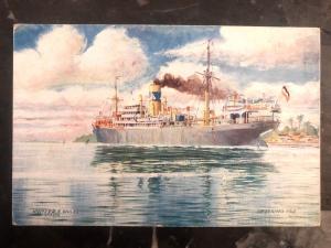 Mint Germany Picture Postcard PPC Ozean Line Steamer Ship Schleswig-Holstein