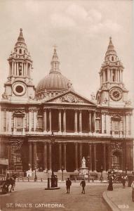 BR80754 st paul s cathedral real photo london uk