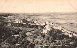 Vintage Postcard 1910's Ramsey from Ballure Hill England UK The Wyndham Series