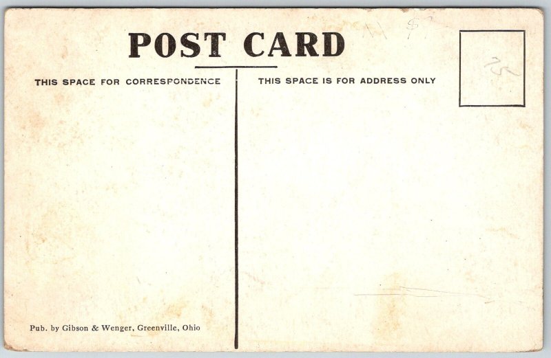 Wilmington Ohio c1910 Postcard High School Building