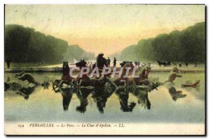 Old Postcard Versailles Park The Chariot d & # 39Apollon