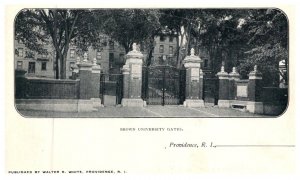 Rhode Island Providence , Brown University Gates