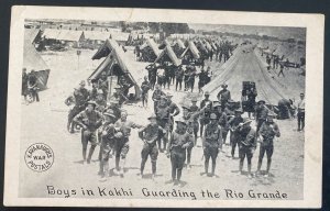 Mint USA Real Picture Postcard Boys In Kakhi Guarding The Rio France