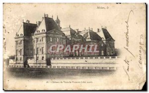 Old Postcard Melun Chateau of Vaux le Vicomte (North Coast)